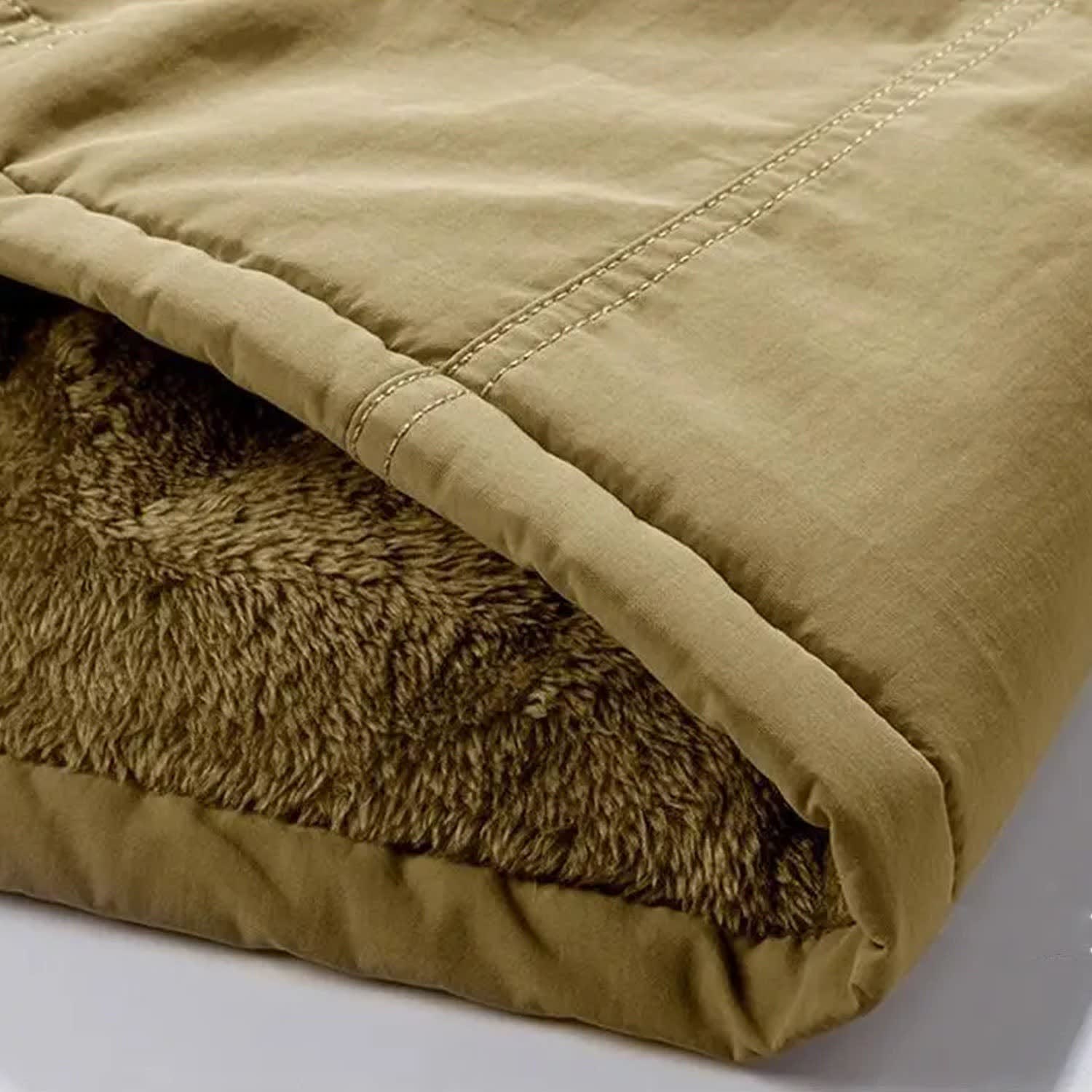 Men's Fleece Lined Hooded Parka | Rory_7
