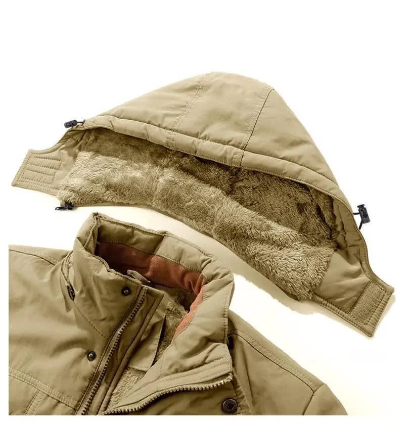 Men's Fleece Lined Hooded Parka | Rory_9
