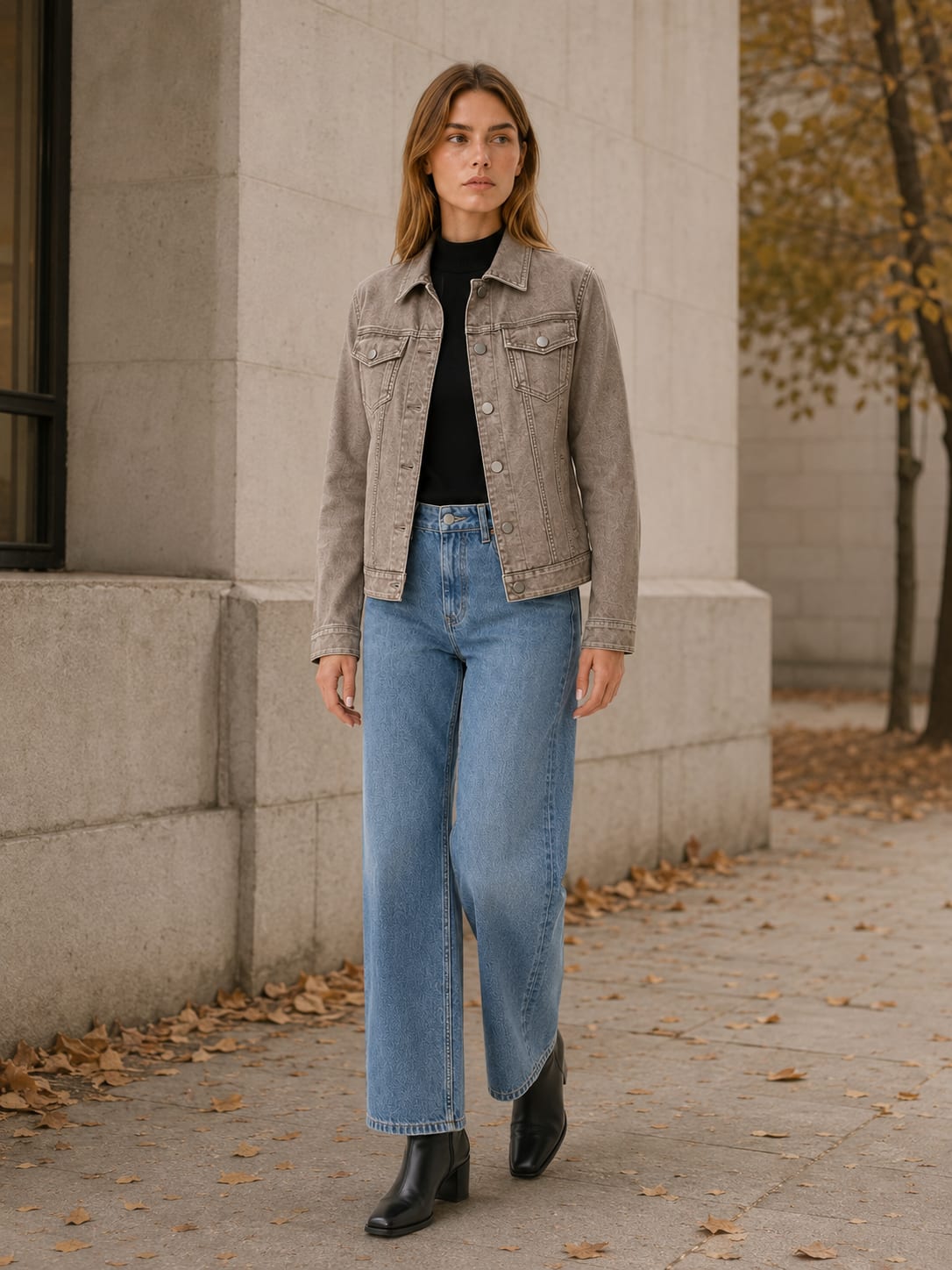 Women's Utility Shirt Jacket with Button Front | Madison Pierce_5