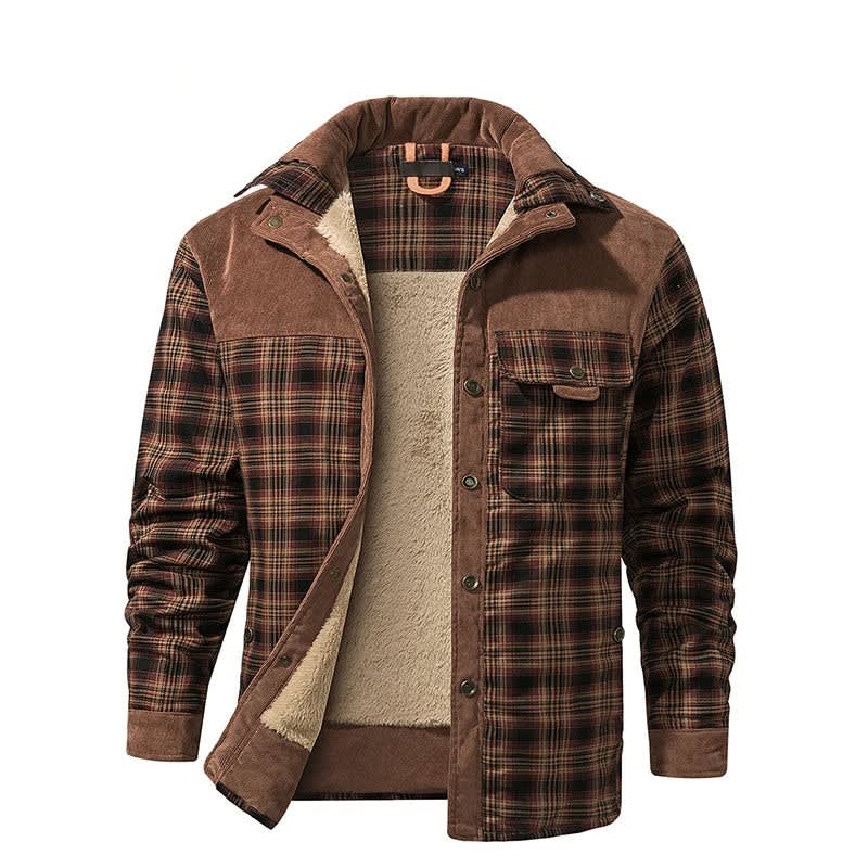Men's Fleece Lined Flannel Jacket | Quentin_1
