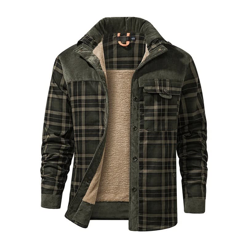 Men's Fleece Lined Flannel Jacket | Quentin_5