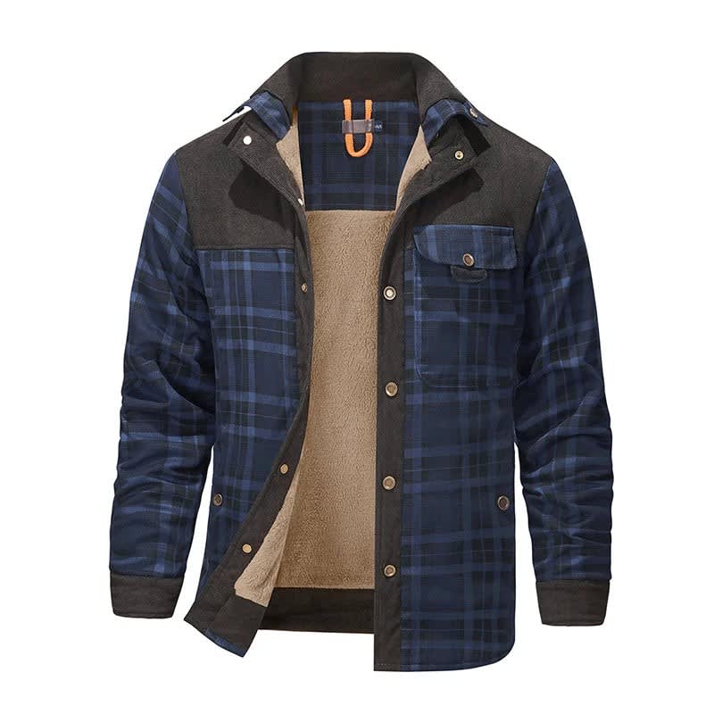 Men's Fleece Lined Flannel Jacket | Quentin_6