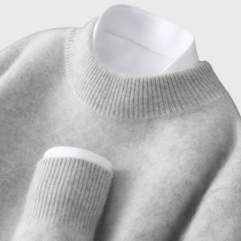Women's Cashmere Mock Neck Jumper | Amanda_4