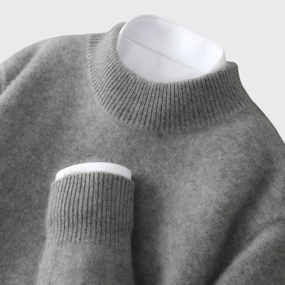Women's Cashmere Mock Neck Jumper | Amanda_6