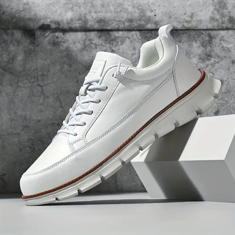 Men’s Genuine Leather Everyday Sneakers | Flynn