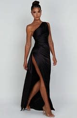 Women's One-Shoulder Wedding Guest Maxi Dress | Lucinda_12