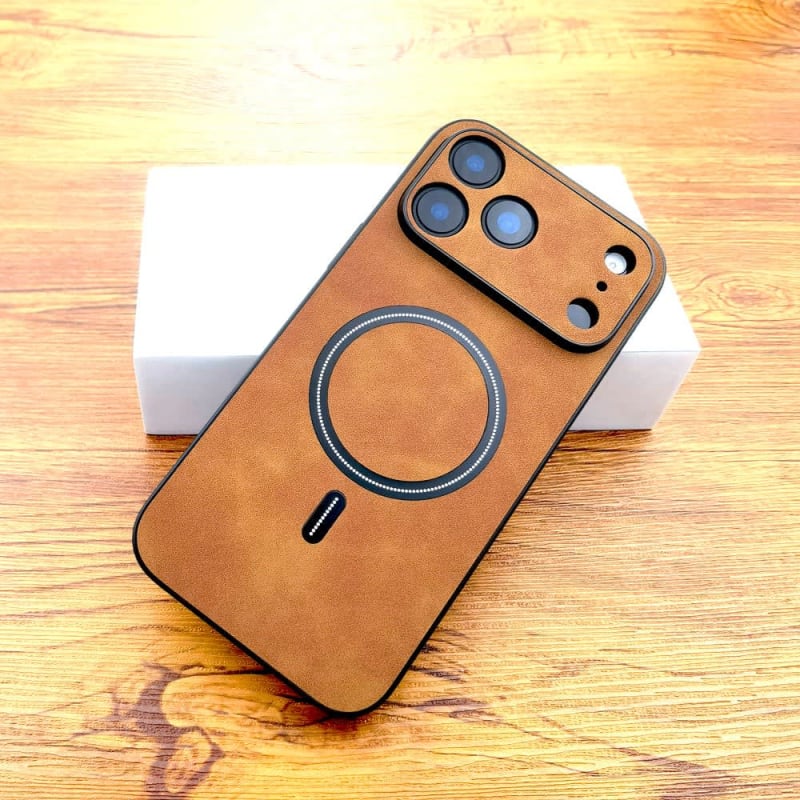 Men's Faux Leather MagSafe iPhone Case | Ben_1