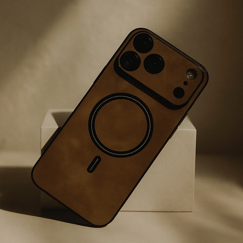 Men's Faux Leather MagSafe iPhone Case | Ben_2
