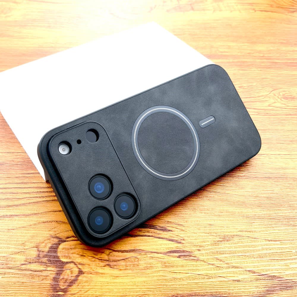Men's Faux Leather MagSafe iPhone Case | Ben_9