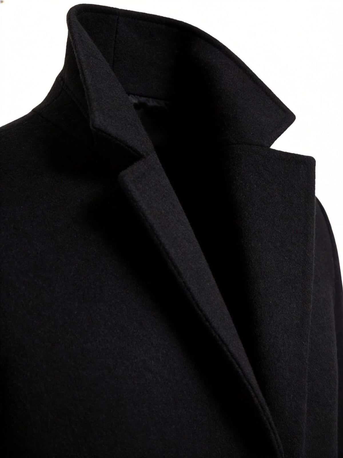 Men's Single Breasted Longline Overcoat | Anthony_12