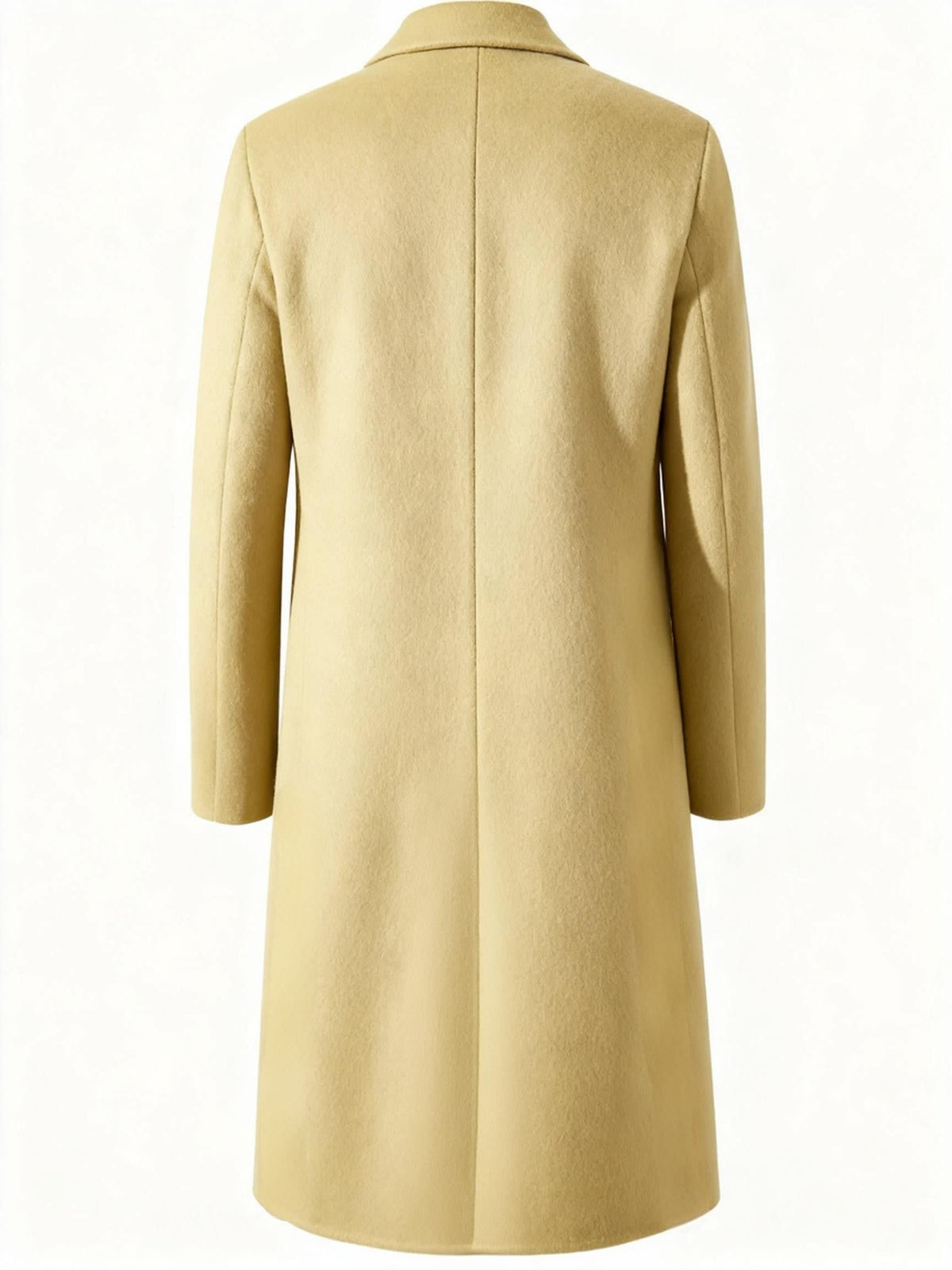 Men's Single Breasted Longline Overcoat | Anthony_17