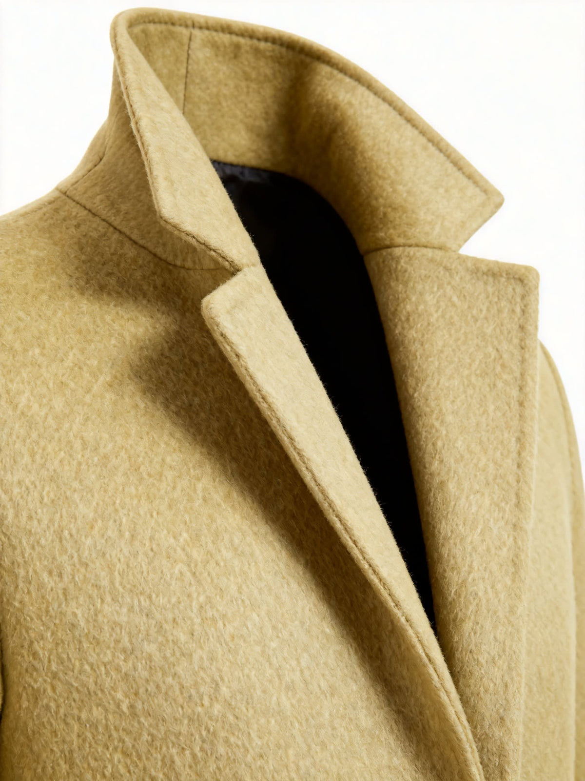 Men's Single Breasted Longline Overcoat | Anthony_18