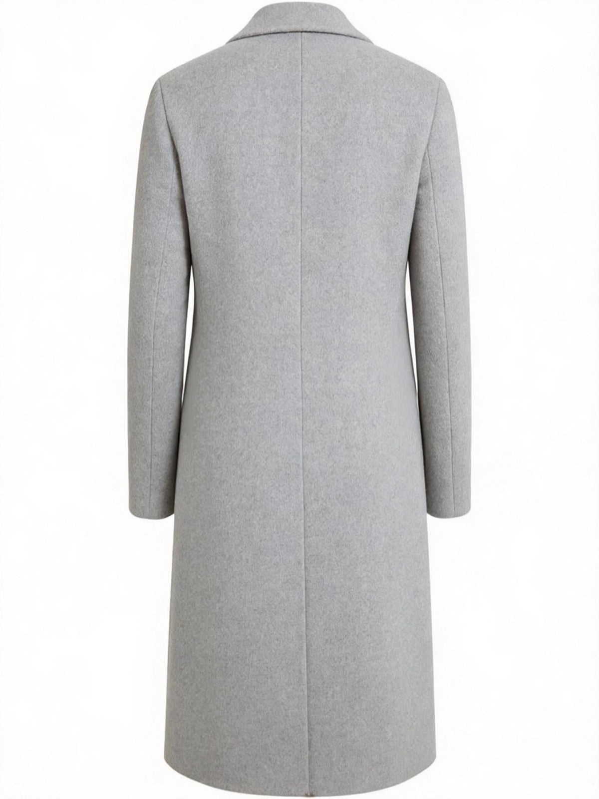 Men's Single Breasted Longline Overcoat | Anthony_23