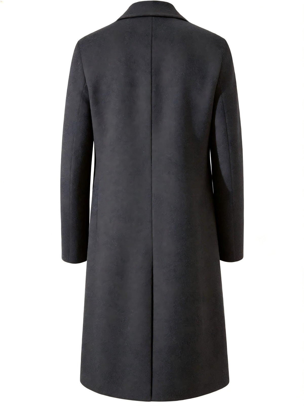 Men's Single Breasted Longline Overcoat | Anthony_27