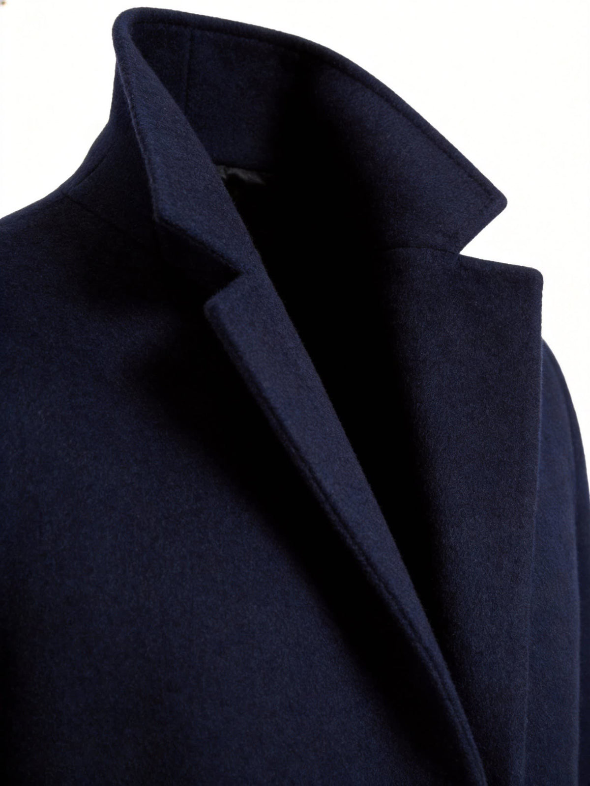 Men's Single Breasted Longline Overcoat | Anthony_4