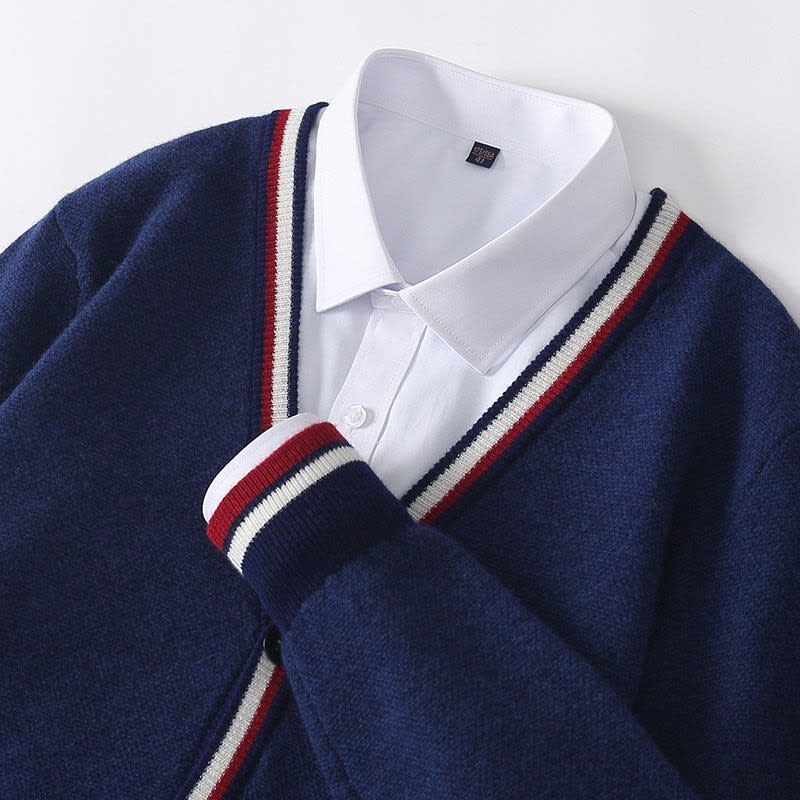 Men's Cashmere Button Front Cardigan | Max_4