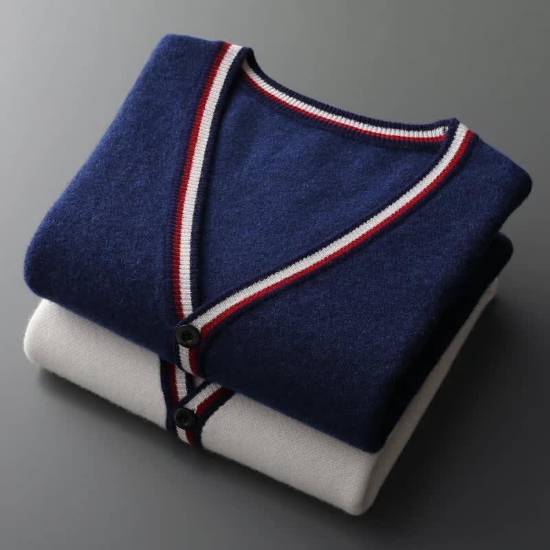 Men's Cashmere Button Front Cardigan | Max_7