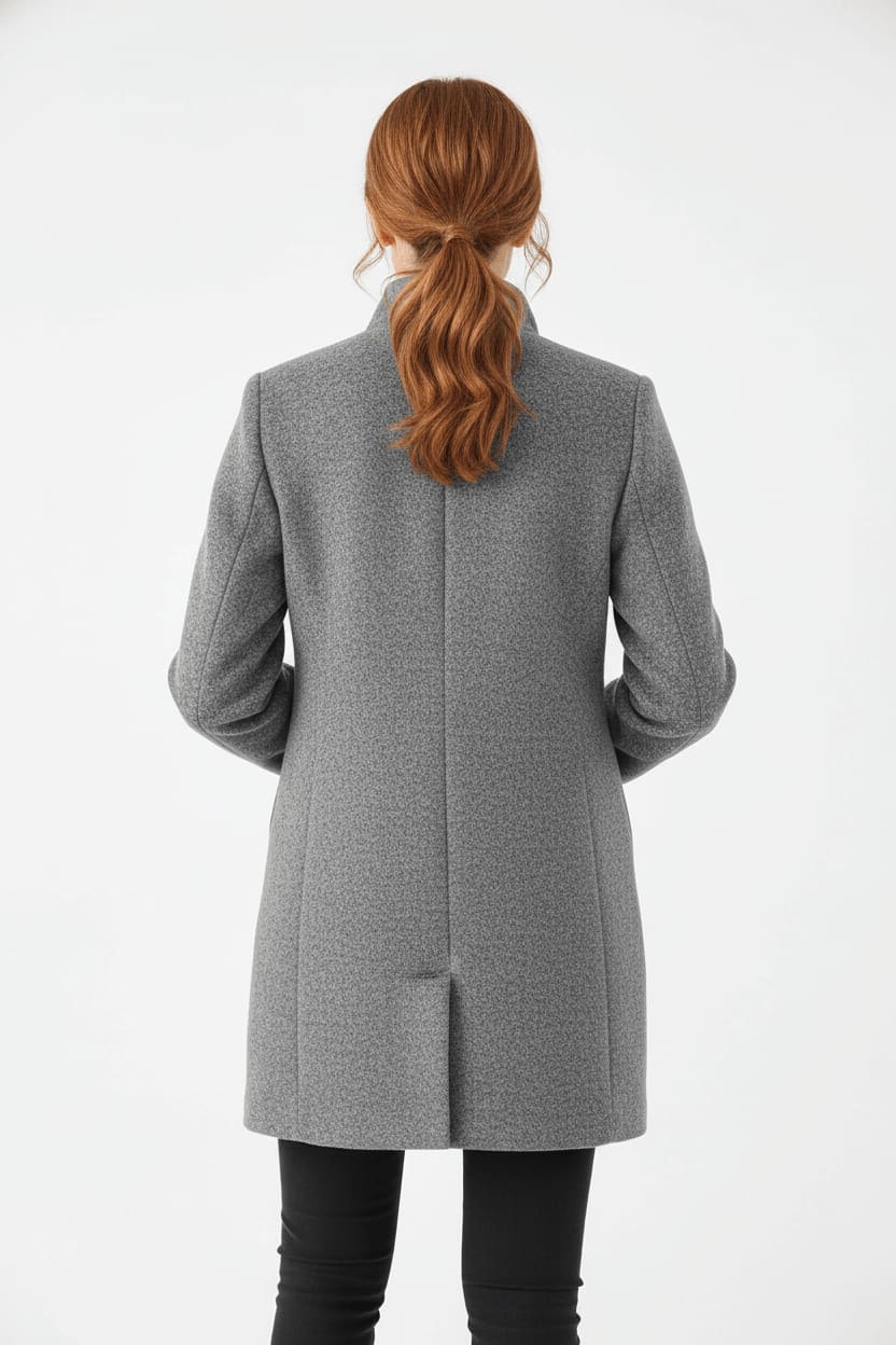 Women's Tailored Wool Blend Coat | Georgette_12