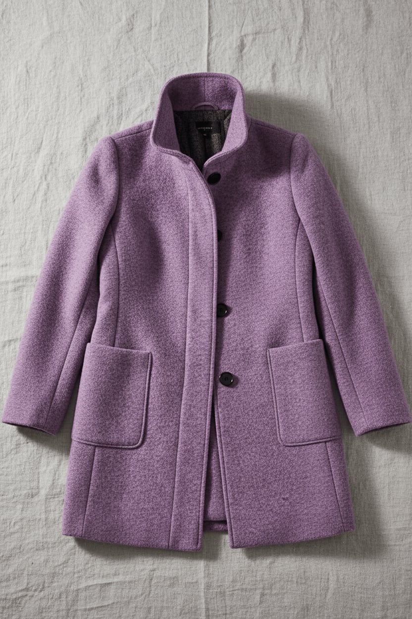 Women's Tailored Wool Blend Coat | Georgette_18