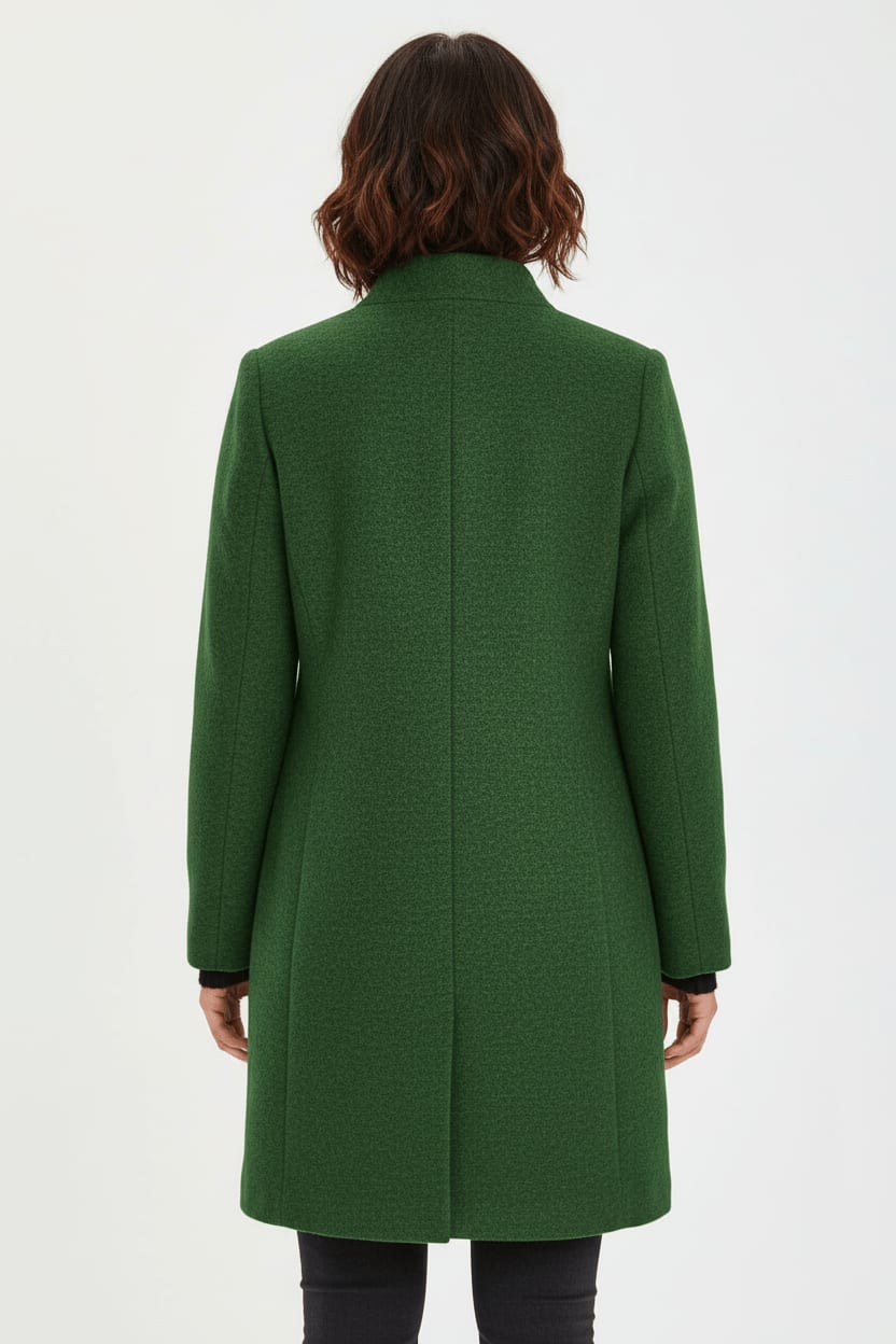 Women's Tailored Wool Blend Coat | Georgette_19