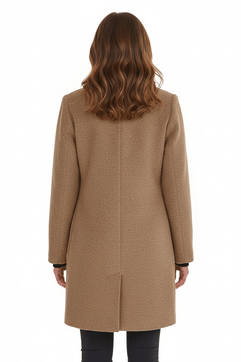Women's Tailored Wool Blend Coat | Georgette_23