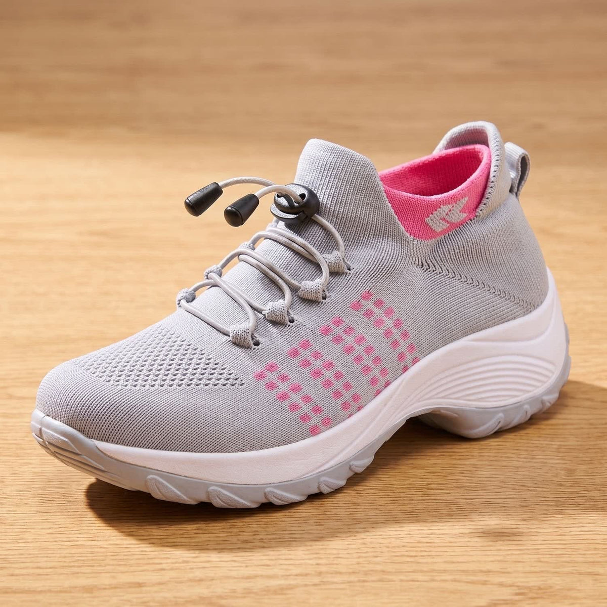 Women's Sock Knit Orthopedic Trainers | Alwena_2