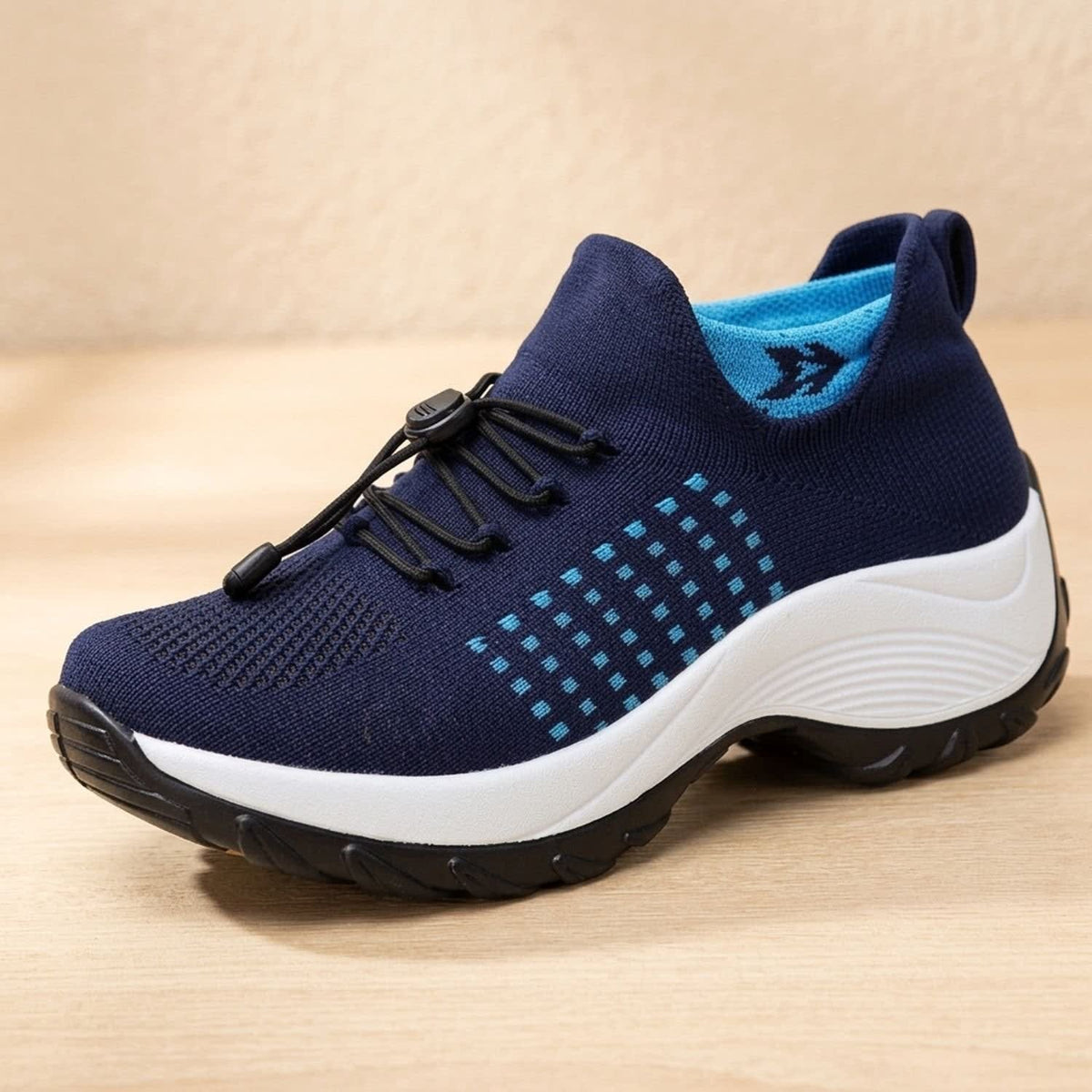 Women's Sock Knit Orthopedic Trainers | Alwena_4