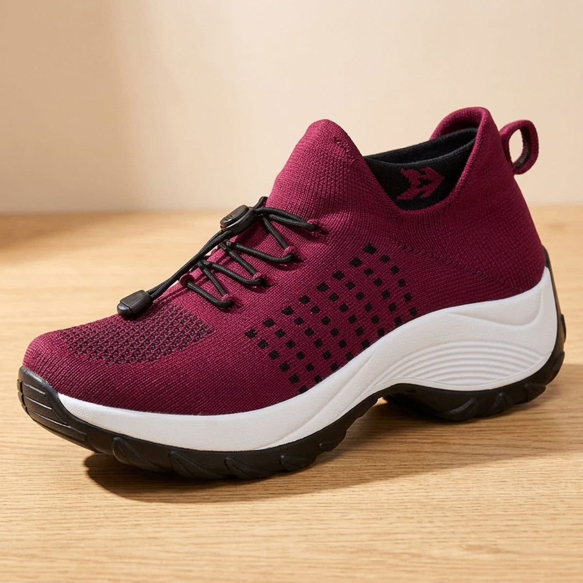 Women's Sock Knit Orthopedic Trainers | Alwena_6