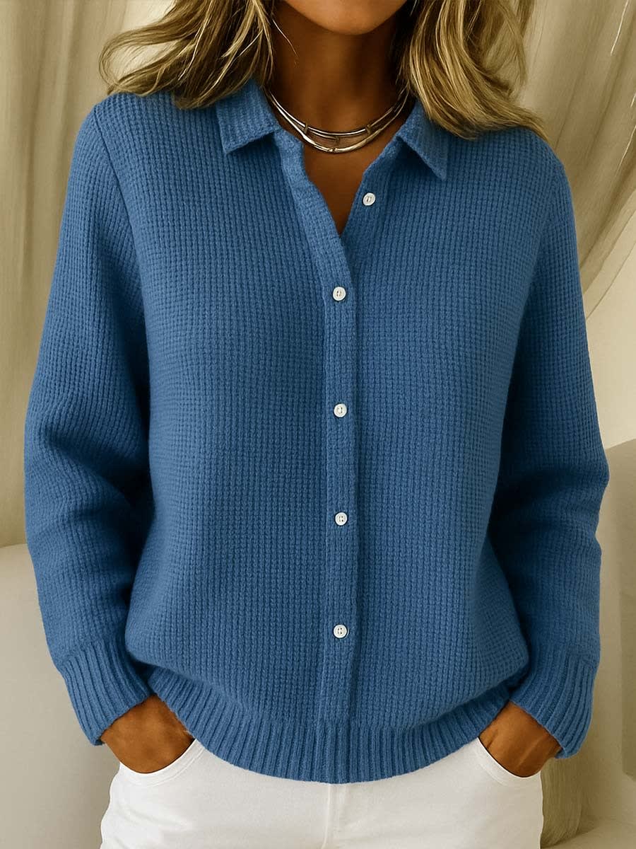Women's Ribbed Button Front Cardigan | Cordy_5
