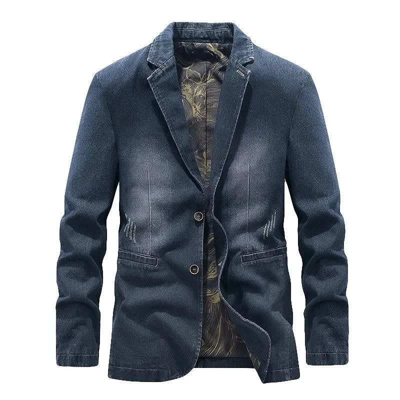 Men's Slim Fit Denim Blazer | Magnus_2