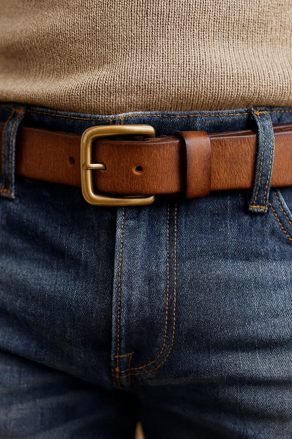 Men's Full-Grain Leather Belt | Reuben_9