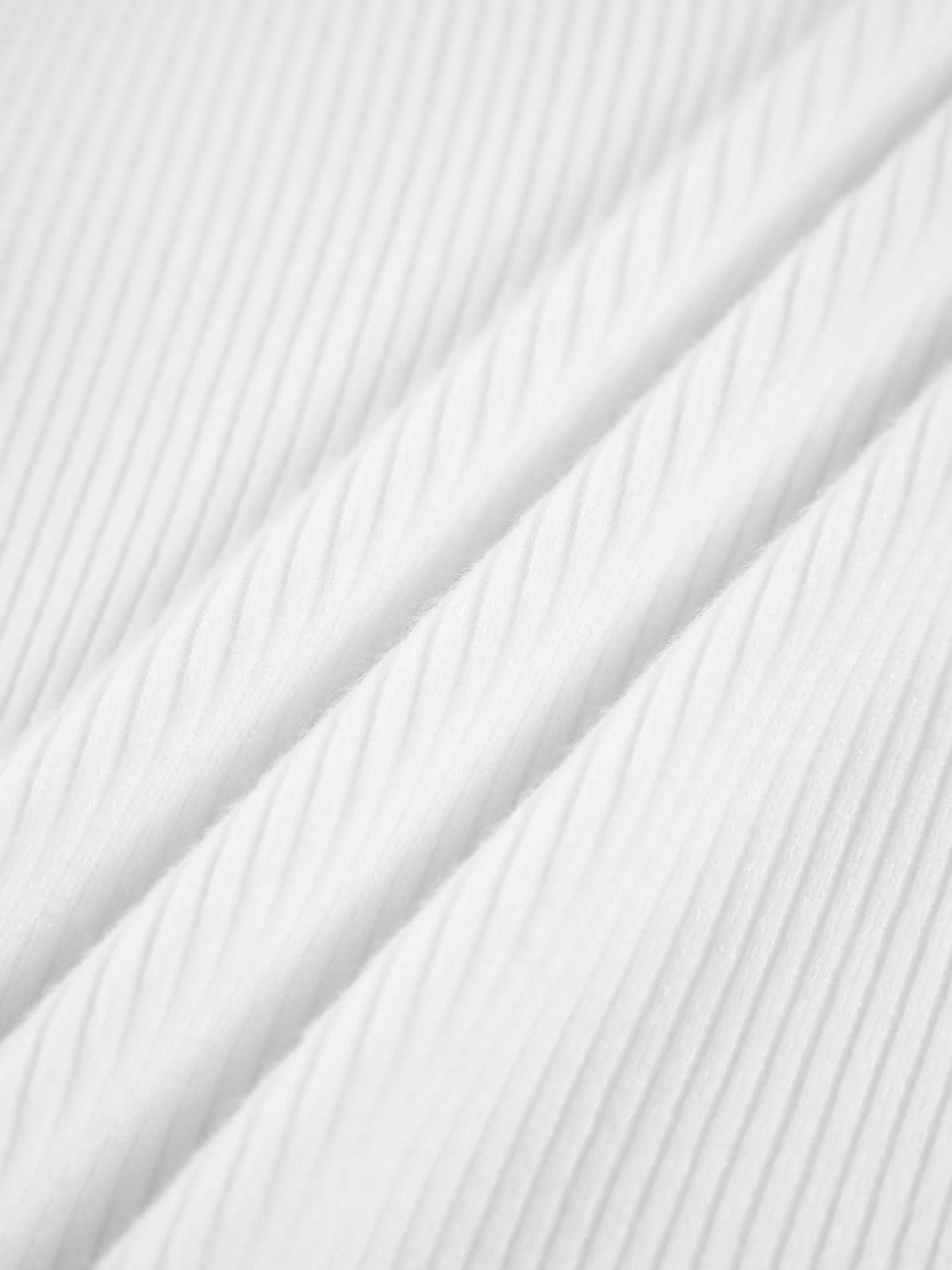 Women's Ribbed High Neck Top | Florrie_6