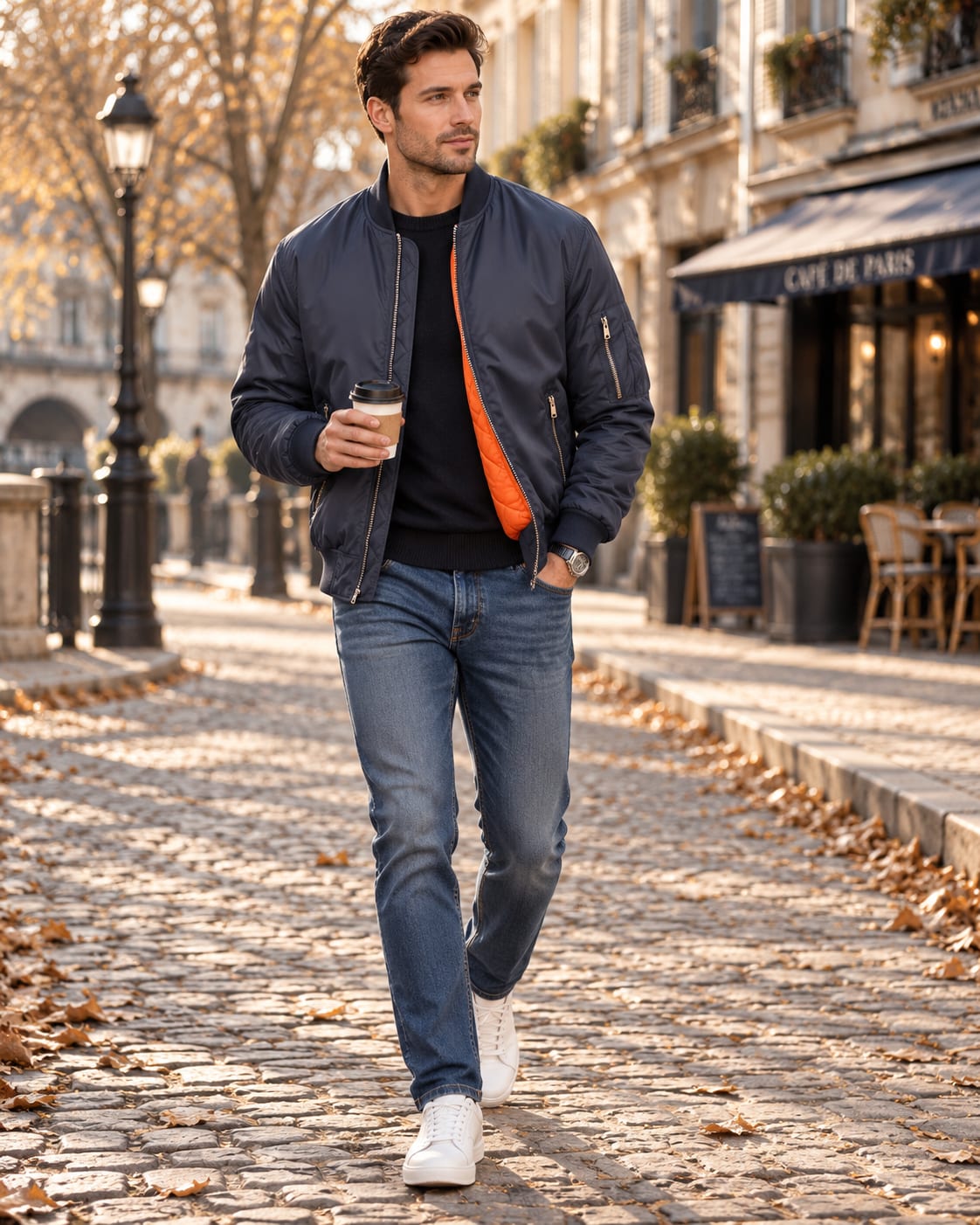 Men's Quilted Bomber Jacket | Harry_3