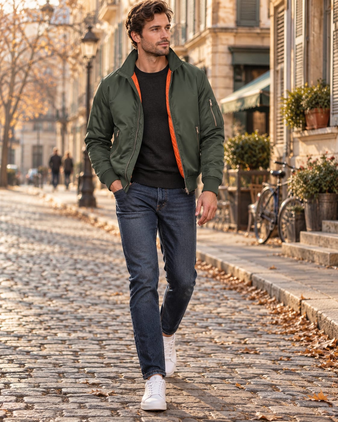 Men's Quilted Bomber Jacket | Harry_4