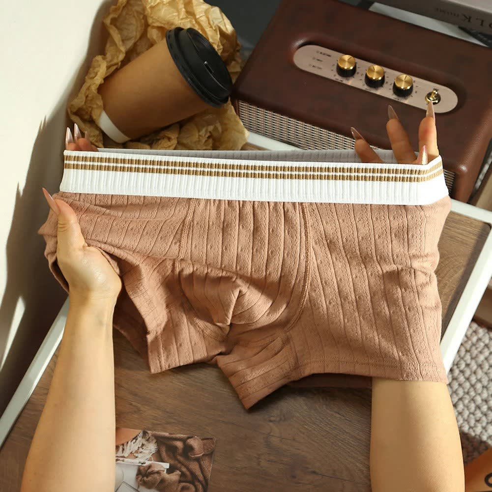 Men's Ribbed Cotton Trunks | Everard_12