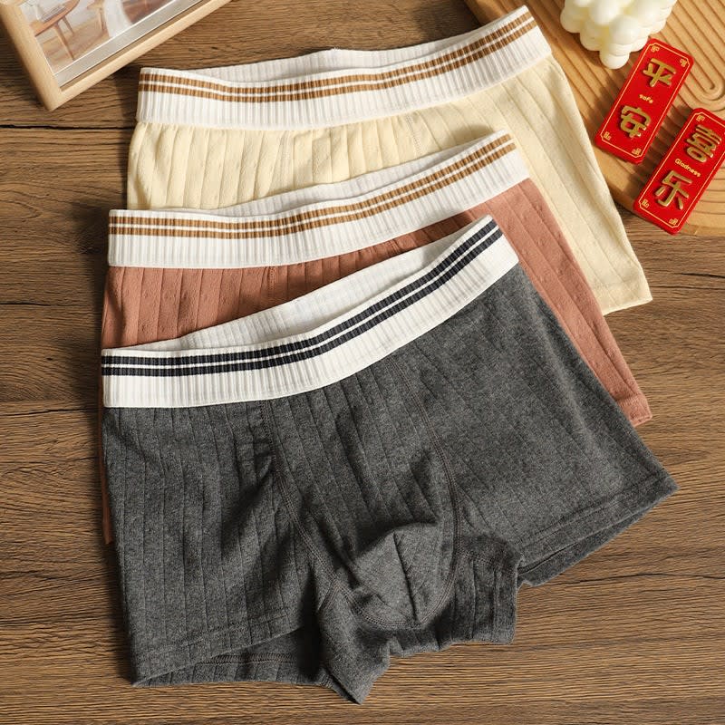 Men's Ribbed Cotton Trunks | Everard_5
