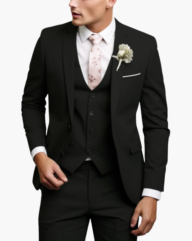 Men's Slim Fit Three Piece Suit | Neal_2