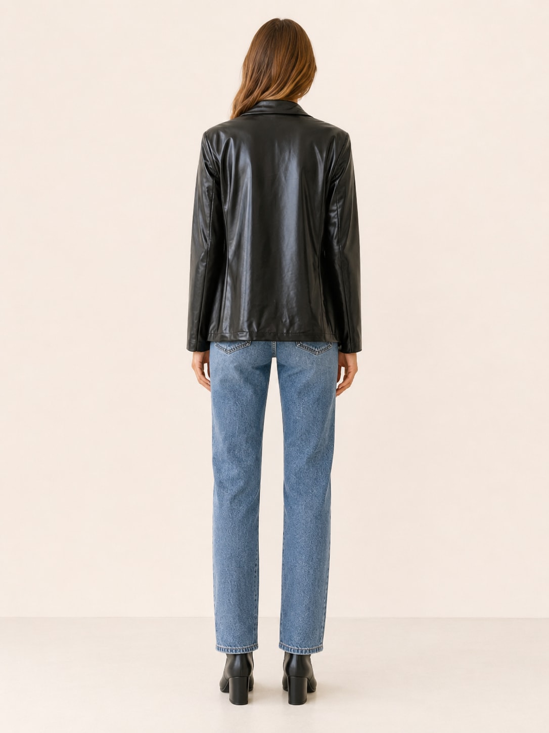 Women's Oversized Tailored Blazer with Notched Lapels | Sophia Lane_2