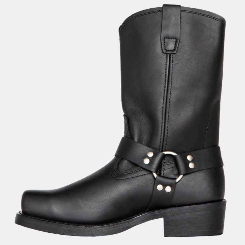 Men's Leather Harness Western Boots | Mason_3