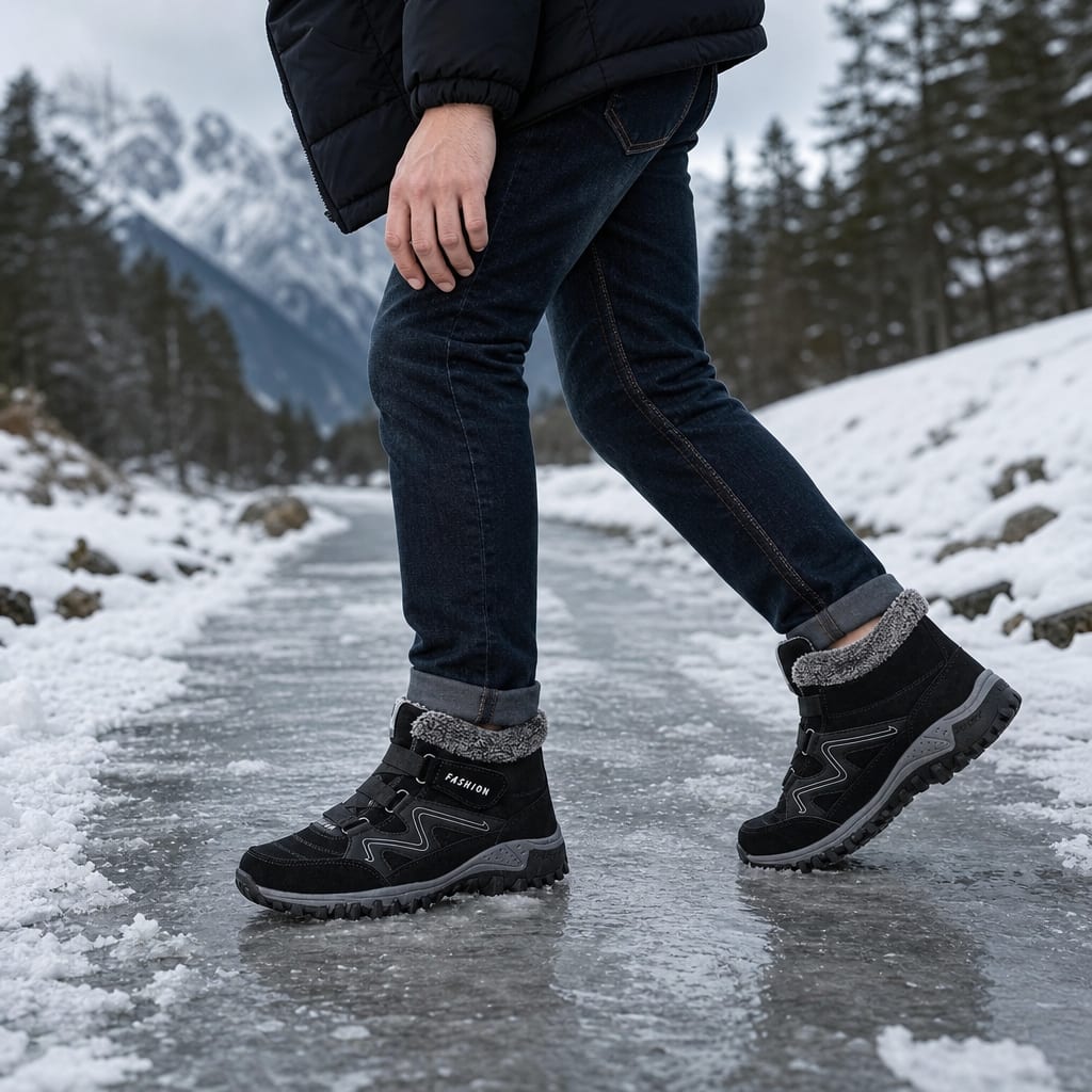 Women's Fleece Lined Non Slip Winter Boots | Laura_2