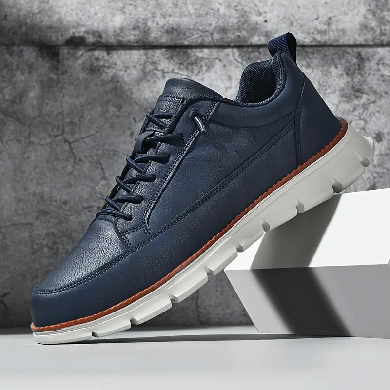 Men’s Genuine Leather Everyday Sneakers | Flynn