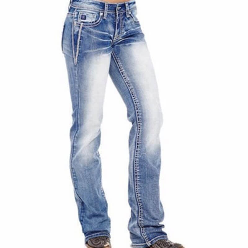 Women's Flag Pocket Bootcut Jeans | Lillian_7