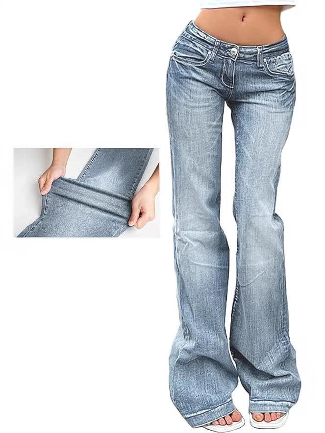Women's Low Rise Flared Jeans | Rosalind_8