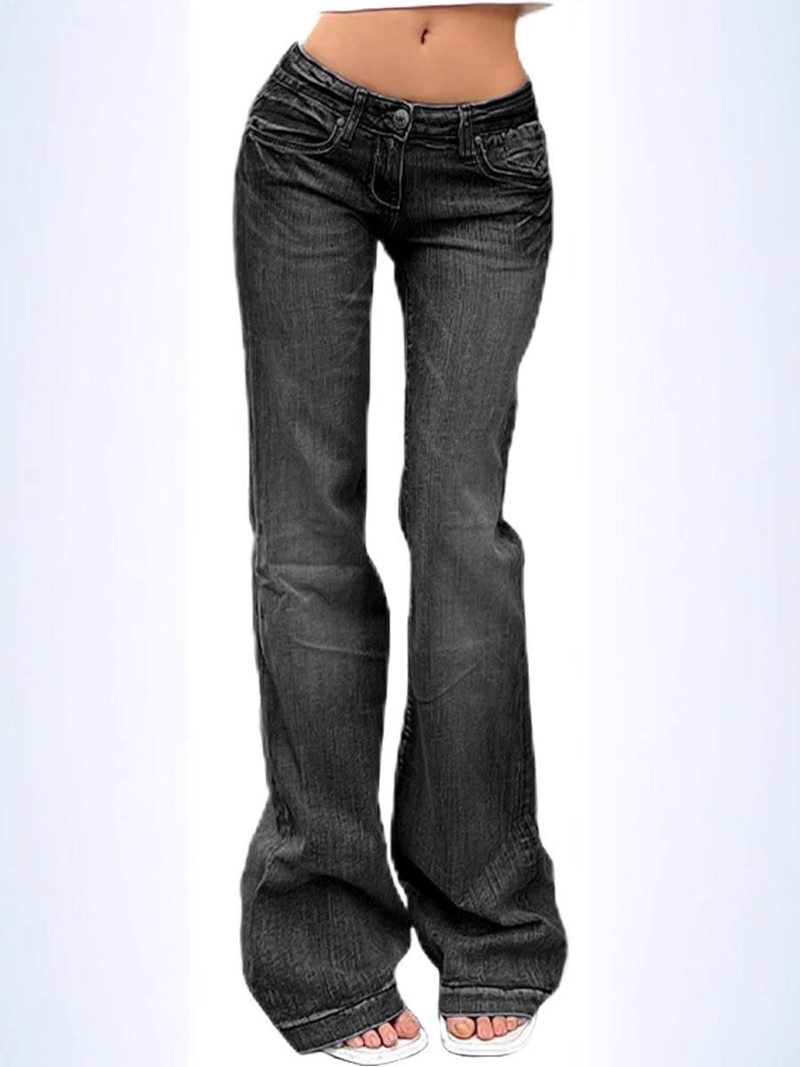 Women's Low Rise Flared Jeans | Rosalind_9