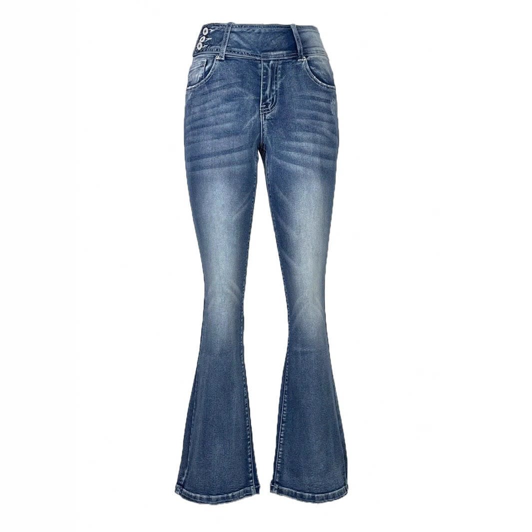 Women's Sculpting High Waist Flared Jeans | Natasha_5