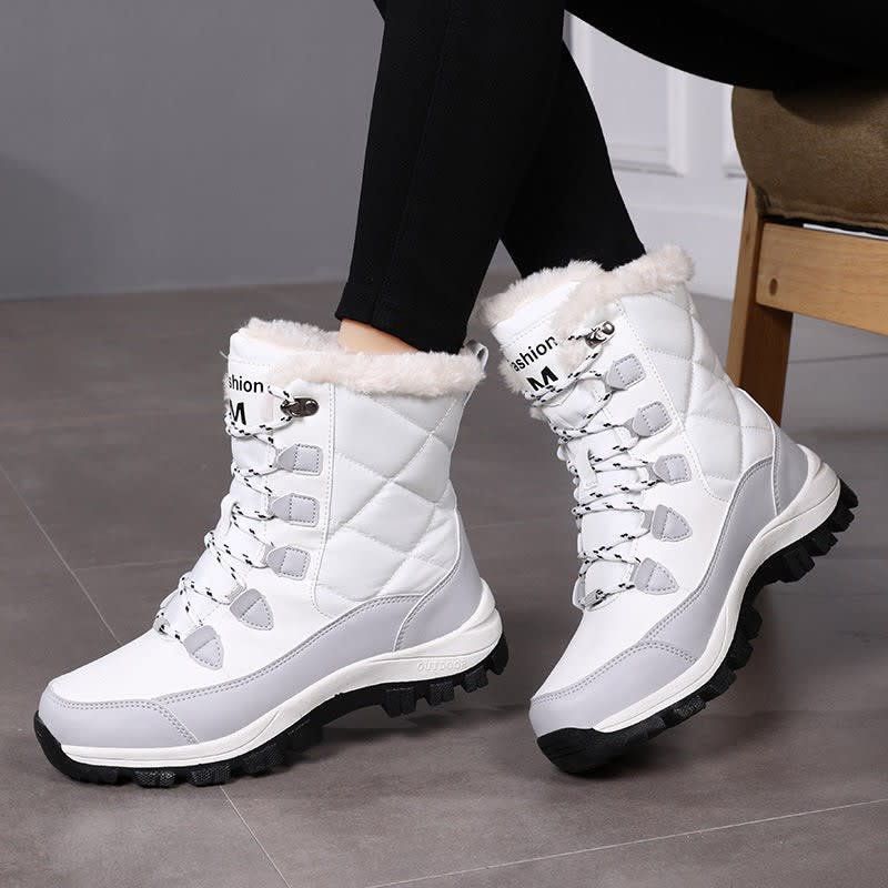 Women's Lace Up Insulated Snow Boots | Laila_4