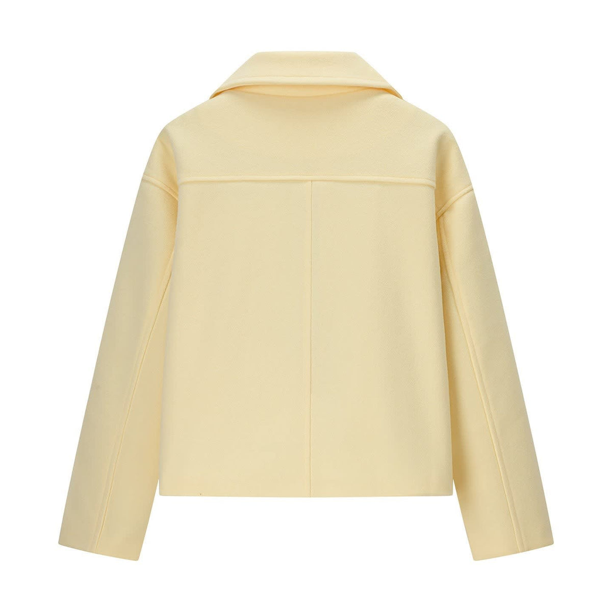 Women's Oversized Wool Blend Pea Coat | Eloise_2