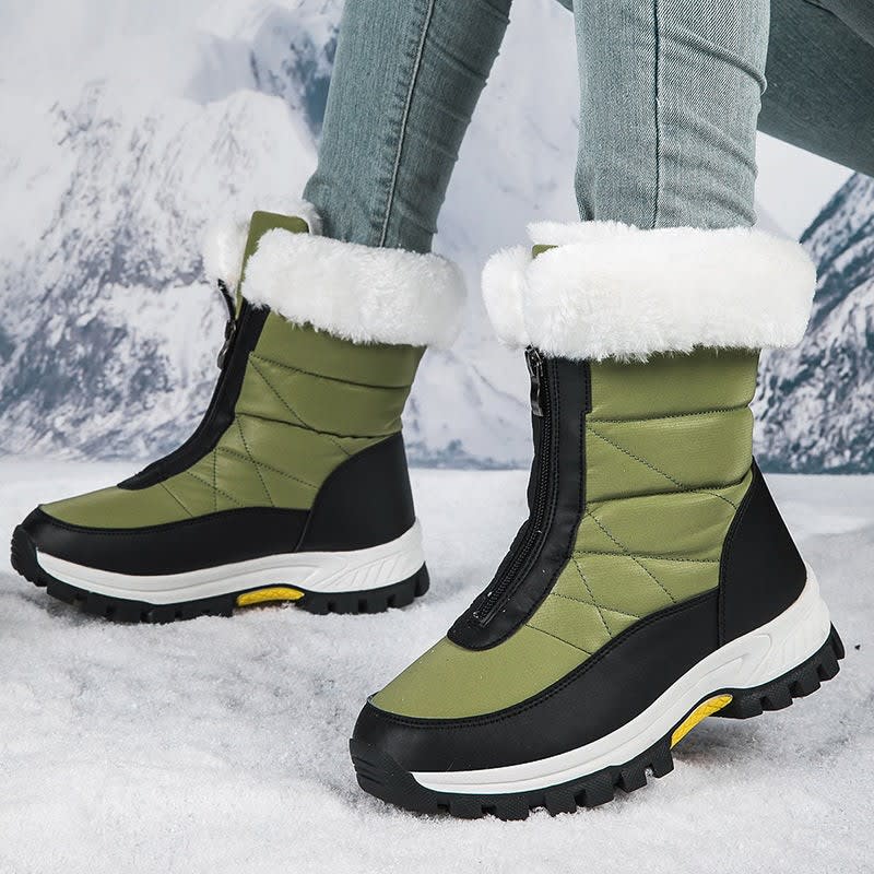 Women's Waterproof Zip Up Snow Boots | Jodie_4