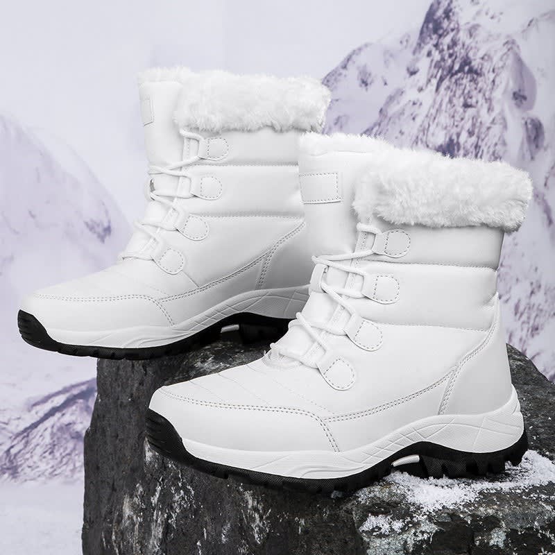 Women's Non Slip Fur Lined Snow Boots | Anita_2
