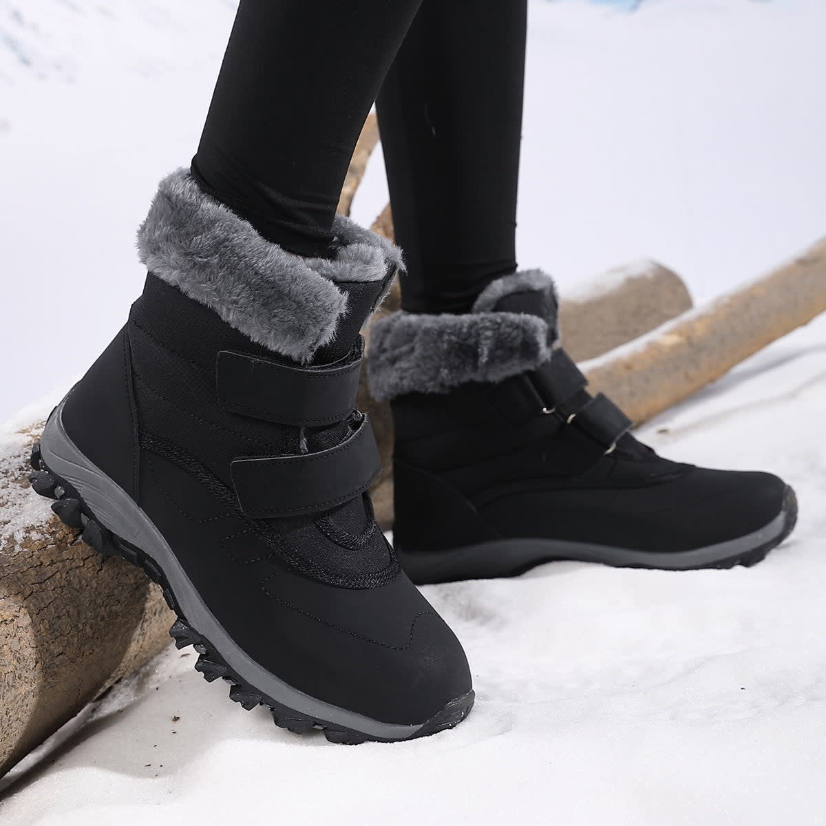 Women's Water Resistant Ankle Snow Boots | Lola_3
